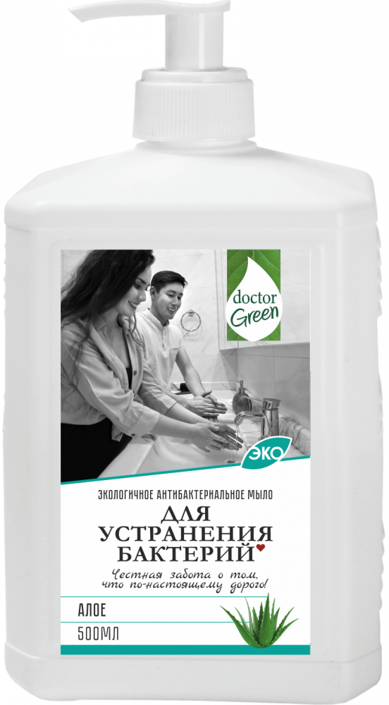 Антибактериальное мыло Doctor Green «Для устранения бактерий» 500мл в Павлодаре.