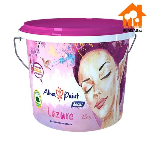 Декоративная краска ALINA PAINT Lazure, 2,5 кг., цена - купить в интернет-магазине
