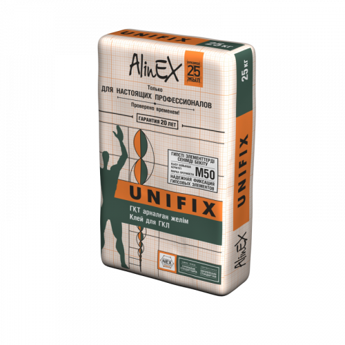 Клей для гипсокартона AlinEX «UNIFIX», 25 кг